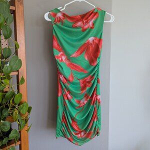 Mini floral mesh dress, Shein, S